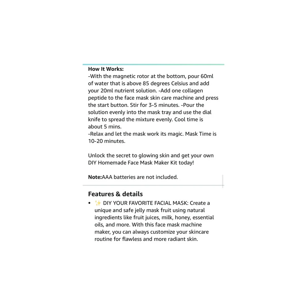 Naturalskin Home Mask Maker